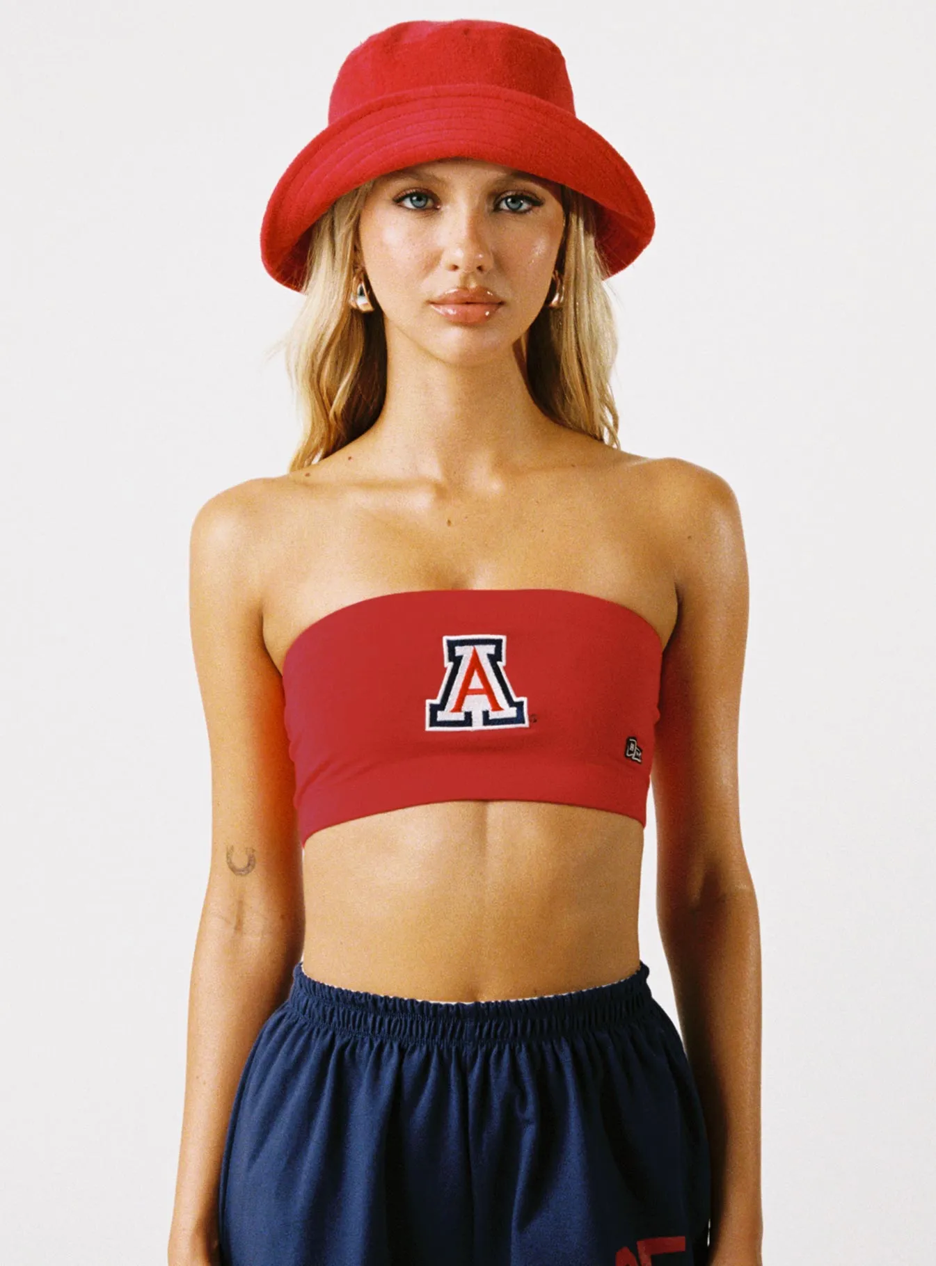 U of A Bandeau Top Red