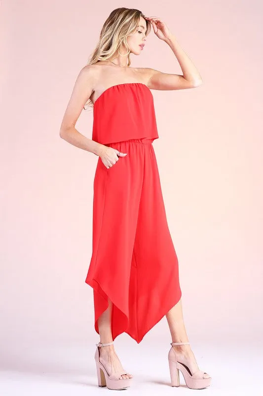 VERA STRAPLESS JUMPSUIT