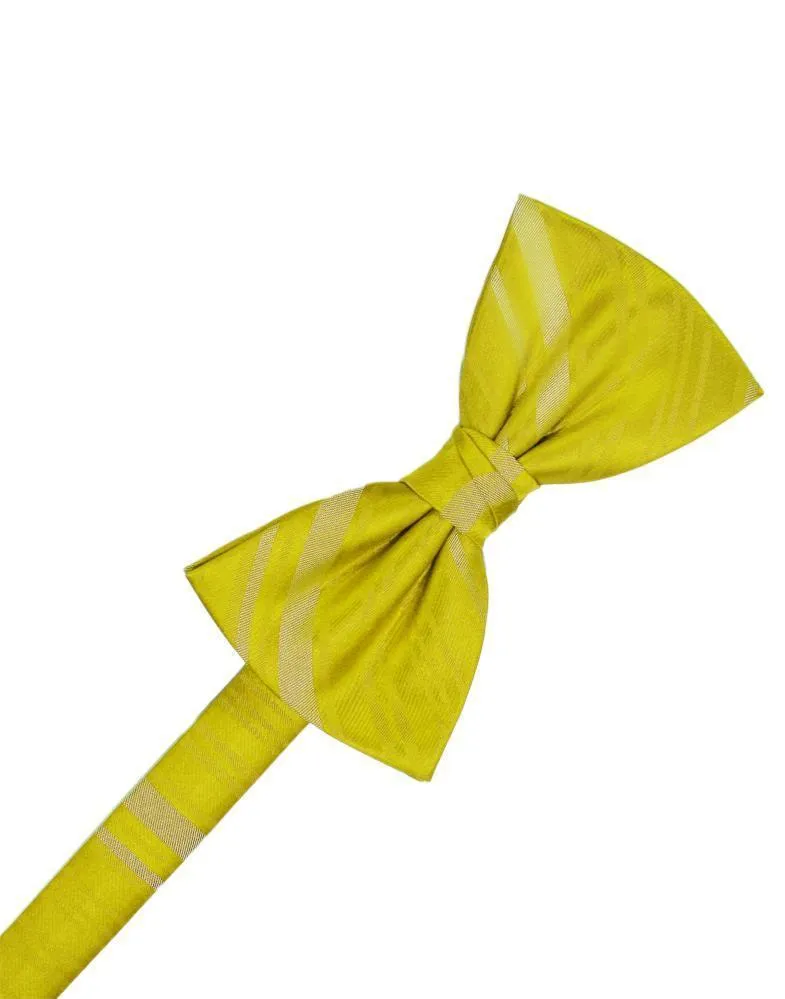 Willow Striped Satin Kids Bow Tie